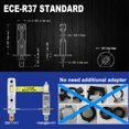 thumbnail image 3 of mmirethe 2pack/lot H1 LED Headlight Bulbs Globe Bulb Kit H1 LED Headlight Lights LED H1 LED Built-in Decod-er, 3 of 6
