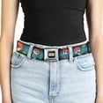 thumbnail image 5 of Nickelodeon Belt, Seatbelt Buckle Belt, Rugrats Chuckie Poses, 30 to 44 Inches, 5 of 9