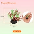 thumbnail image 2 of Uxcell Plantas Artificiales de Acuario 40 Pcs Decoraciones para Tanques de Peces Accesorios Rojo-Verde Cuatro Hierbas, 2 of 6