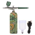 thumbnail image 1 of Inyector de oxígeno facial de 25 psi de presión, pulverizador hidratante facial de mano con niebla fina para manicura, color verde, 1 of 14