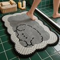thumbnail image 7 of 23.6" x 15.7" Super Absorbent Diatomaceous Earth Bath Mat, Large Quick Drying Non-Slip Diatomite Stone Bath Mats for Bathroom, Easy to Clean, 7 of 7