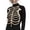 Beige, variant on Elegant Skeleton Skeletonize Theme Coat For Halloween Cosplay Gothic Outerwear For Party Events Top Unisex