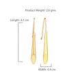 thumbnail image 4 of Estele Fashion Jewellery - Anzuelo Para Pez, Diseño Elegante, Chapado En Oro, Para Niñas Y Mujeres, 308/702 Er, 4 of 5