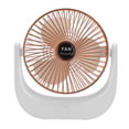 thumbnail image 1 of Ventilador de escritorio Zulema portátil 3 velocidades Oro, 1 of 8