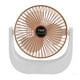 thumbnail image 2 of Ventilador de escritorio USB, mini ventilador portátil silencioso, 360 degree hacia arriba y hacia abajo, viento velocidades, adecuado para la , Oro Colco Abanico portátil, 2 of 8