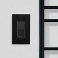 thumbnail image 2 of Hardwired WiFi Switch (Black Faceplate with Black Wallplate), 2 of 2