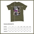 thumbnail image 7 of Racoons Howling at the Moon T-shirt Funny Galaxy Wildlife Universe Humor Weird Animal in Space Men's Tee, 7 of 7