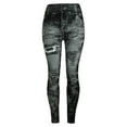 thumbnail image 2 of Casual Pants for Womens Jeans Bottom Coloured -up Super Bomb Slim Nine-minute, 2 of 4