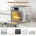 thumbnail image 3 of Costway 14-in-1 Air Fryer Toaster Oven Combo with Bake, Rotisserie, Dehydrate & Defrost, 3 of 10
