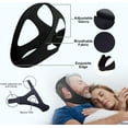 thumbnail image 3 of Anti-Snoring Chin Strap Devices, Chin Strap for Sleeping, Effective Stop Snoring Solution, Adjustable Breathable Chin Strap for Men and Women Sleeping, Black06, 3 of 7