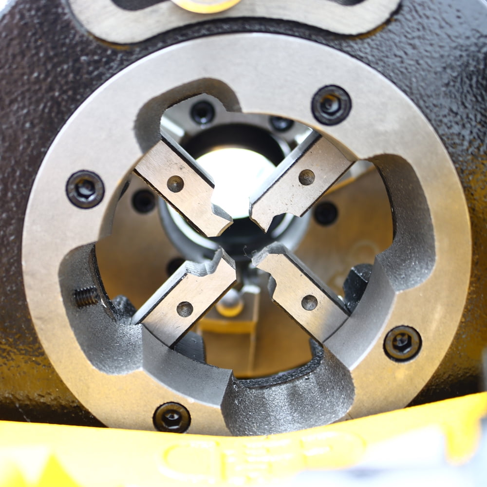 Techtongda 220V Electric Pipe Threader Machine Pipe Cutting Threader Threading Cutter 1/2" - 2"