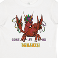 thumbnail image 4 of Inktastic Mardi Gras Come at Me Breaux Crayfish Boys or Girls Toddler T-Shirt, 4 of 5