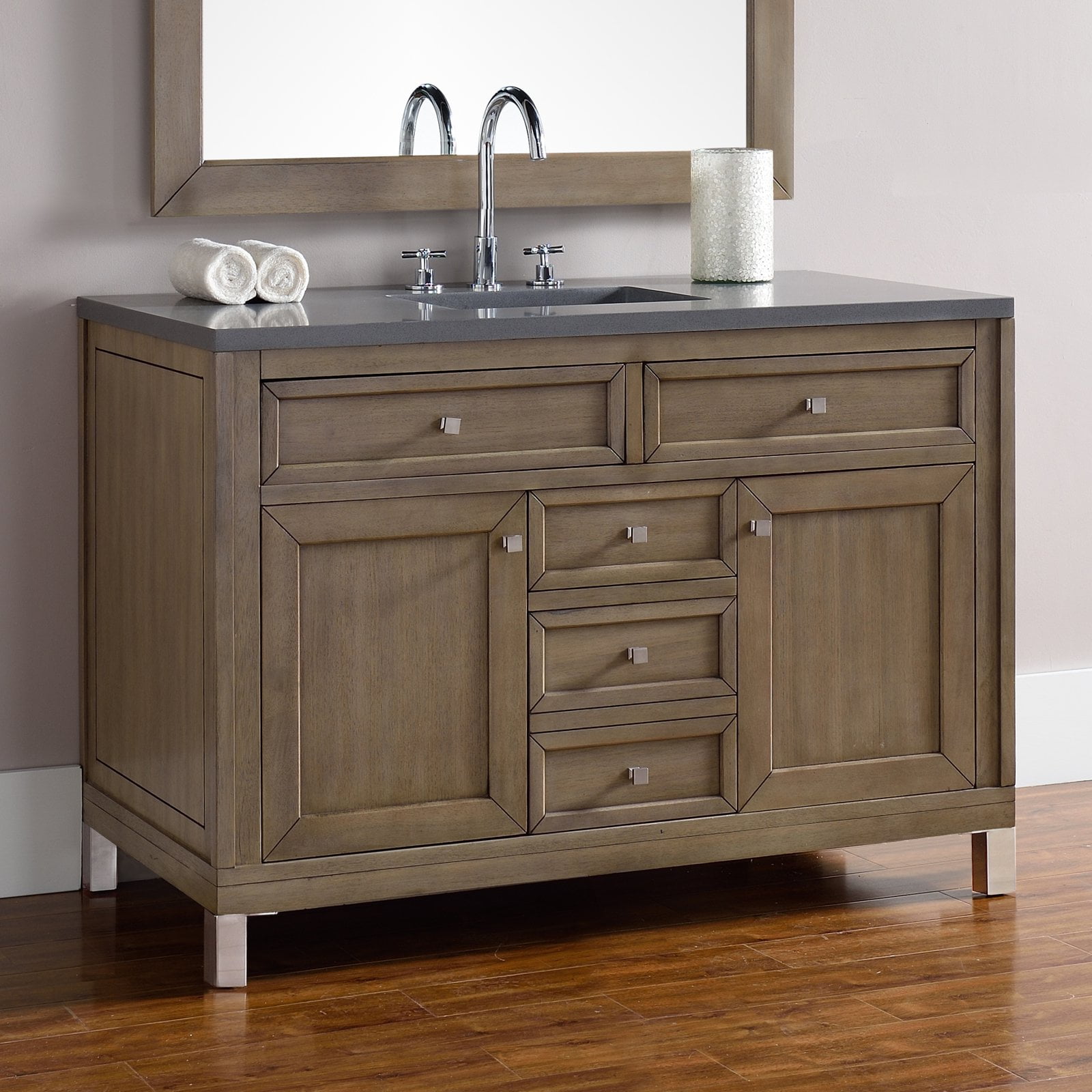James Martin Chicago 48 in. Single Bathroom Vanity