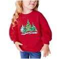 thumbnail image 1 of Posijego Vêtements de Noël pour Enfants Garçons Filles Chandail à Manches Longues Col Rond Coton Chandail Chandail en Molleton Hauts, 1 of 4