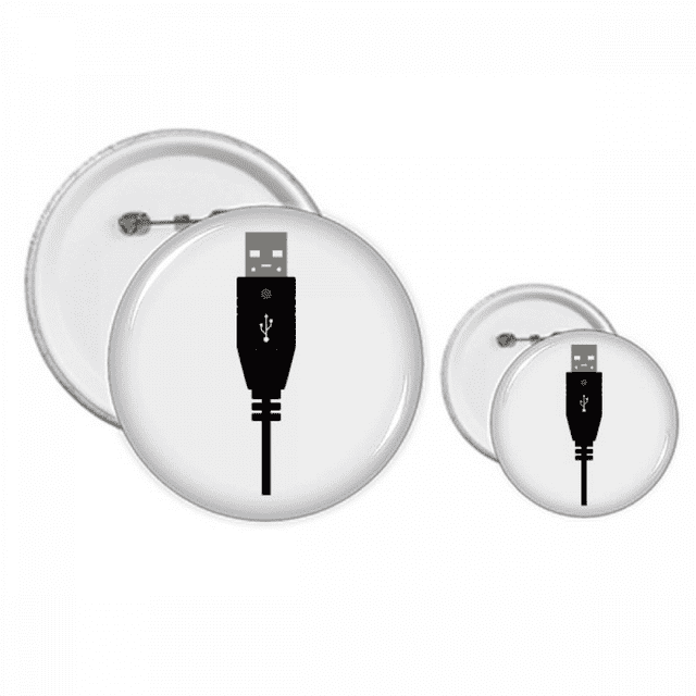 Kit de Conception de Câble de Charge USB Noir avec Broches et Boutons