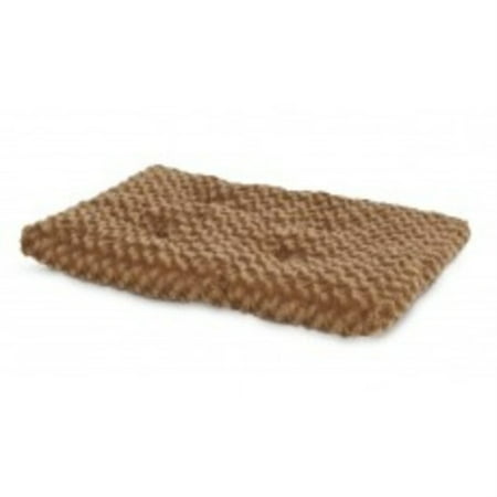 UPC: 0029695268649 | Petmate Plush Kennel Dog Mat Tobacco Brown 23 Inches X 16 Inches – PDS-029695268649