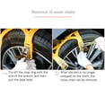thumbnail image 5 of pathside Snow Chains for Car, Tire Zip Ties for Snow, Upgrade Gear Universal Snow Chain, Universal Emergency Anti Slip Snow Chain, Car Tire Snow Tendon Snow Chain for Ice Snow Mud Sand, 5 of 6