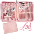 thumbnail image 1 of Juego de manicura Juego de cortaúñas 30 en 1, cortaúñas REDFLOW, cortaúñas de manos y pies, herramientas de manicura, herramientas de pedicura, adecuado para kit de manicura de viaje, kit de juego de, 1 of 5