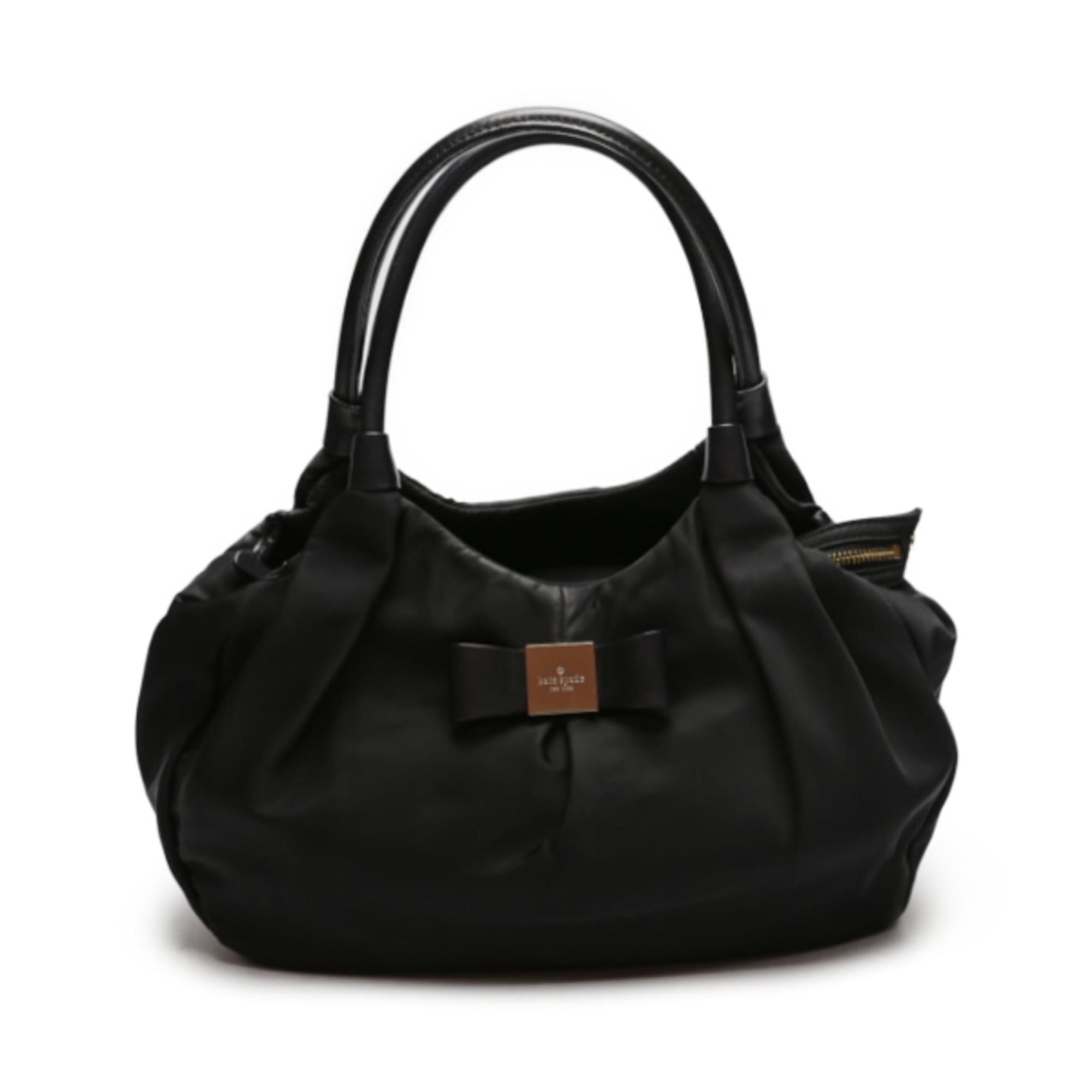 Pre-Owned Kate Spade handbag in black nylon. (Fair)