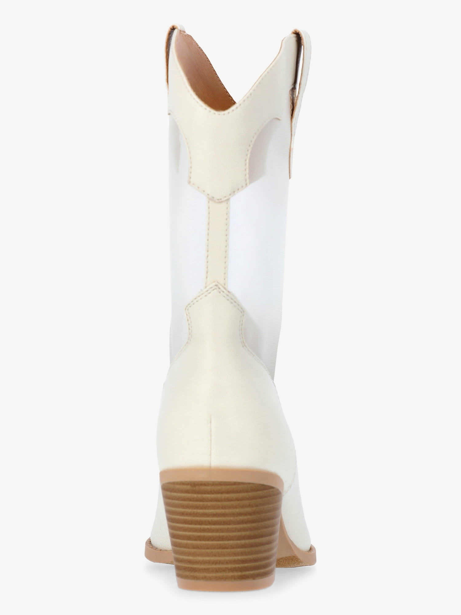 No Boundaries Women's Sheer Mesh Western Boots