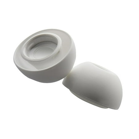 BESTOYARD Back to School Silicone Earbud 1 Pair White