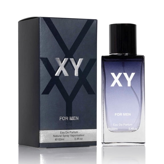 XY for Men Eau de Parfum - Aromatic Fougere with Apple, Sage & Tonka Bean - 100ml Elegant Bottle