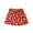 Red, variant on Mercatoo Toddler Girl Floral Print Shorts with Belt Girls Summer Casual Are Comfortable and Breathable Spandex Shorts