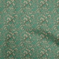 thumbnail image 1 of oneOone Rayon Teal Green Fabric Floral Ditsy Sewing Craft Projects Fabric Prints By Yard 56 Inch Wide, 1 of 4