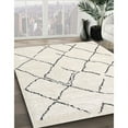 thumbnail image 3 of Ahgly Company Machine Washable Indoor Rectangle Contemporary Pale Silver Gray Area Rugs, 9' x 12', 3 of 7