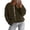 Green, variant on LWITHSZG Womens Fleece Jacket Fall Winter Warm Faux Furs Cropped Coats Soft Comfy Going Out Tops Trendy Long Sleeve Button Down Casual Outerwear Size M