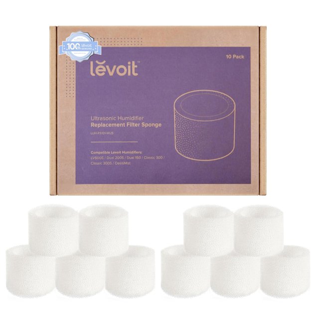 Filtros de Repuesto LEVOIT Blanco Captura Partículas para Humidificador de Relleno Superior