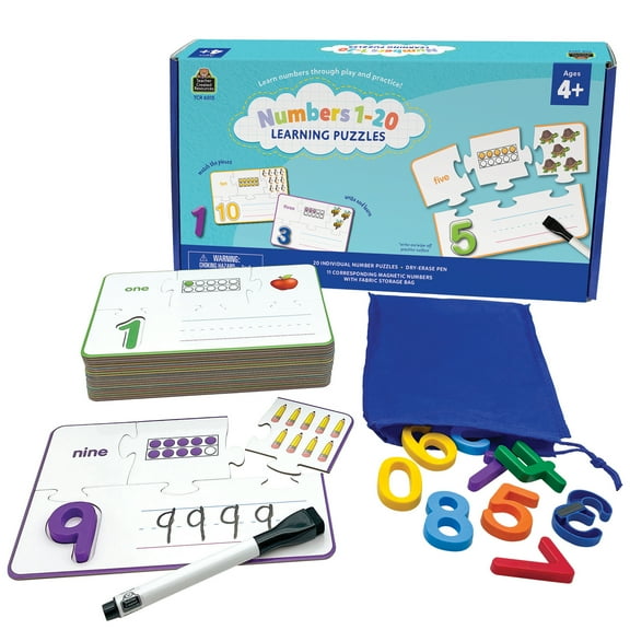 Teacher Created Resources Learning Puzzle: Numbers 1-20