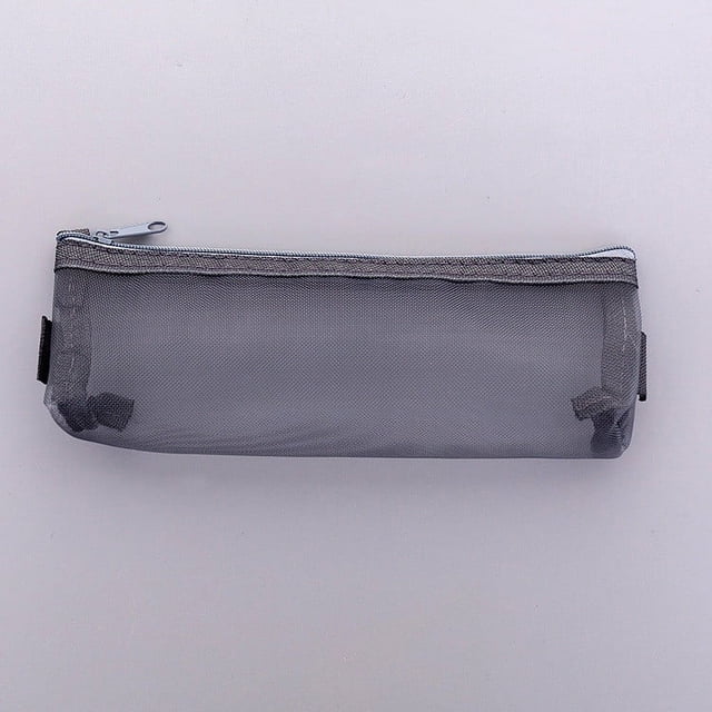 Supports à Chaussures 2 Pcs Sac à Stylos en Maille Colorée, Sac Filet à Fermeture Éclair, Trousse Transparente Multifonctionnelle Organisateur Sac de Rangement pour Papeterie, Fournitures de Bureau, Cosmétiques