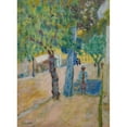 thumbnail image 3 of Pierre Bonnard 14x18 Black Modern Framed Museum Art Print Titled - Character Under a Tree (circa 1925), 3 of 5
