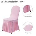 thumbnail image 4 of Chair Covers,Spandex Banquet Fitted Chair Covers, Stretch Elastic Wedding Party Decoration Chair CoverLight pink, 4 of 4