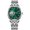 Green, variant on Automatic Watch for Men, Luxury Mechanical Watches, Stainless Steel Band, Sapphire Glass, 5ATM Waterproof, Open-Heart Dial Design, Business Men's Wristwatch, White