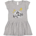 thumbnail image 3 of Inktastic Oh Holy Night Christmas Nativity with Yellow Stars Girls Toddler Dress, 3 of 5