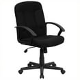 thumbnail image 2 of Scranton & Co Mid-Back Office Chair with Nylon Arms in Black, 2 of 4