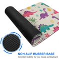 thumbnail image 6 of Long Mouse Pads for Desk,Colorful Dinosaur and Tropical Pattern Desk Mats on Top Of Desks, Desk Mouse Pad Extra Large with 3mm Non-Slip Base and Stitched Edge for Gaming,Office,Work,Home 31.5"x15.7", 6 of 6