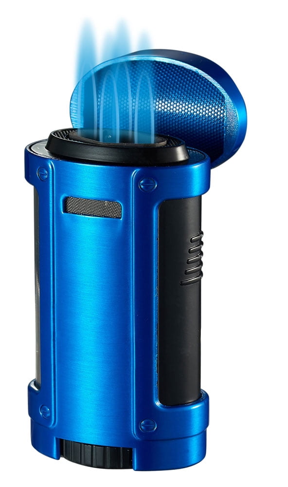 Visol Rhino Blue Quad Flame Cigar Lighter