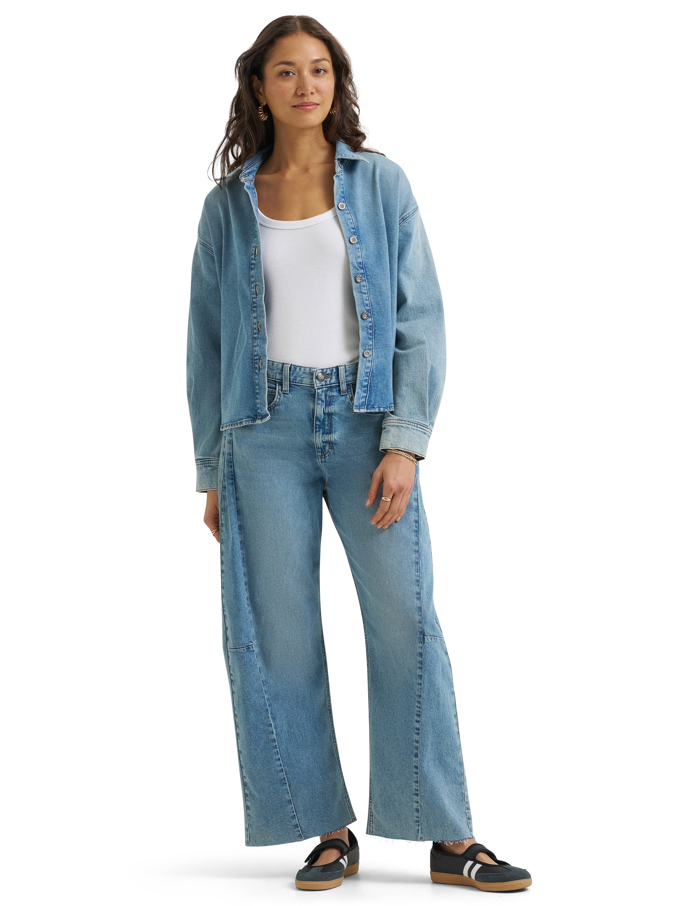 Lee® Women's Oversized High/Low Drapey Top