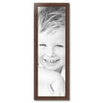 thumbnail image 2 of ArtToFrames 13" x 41" Honors Mahogany with Gold Picture Frame, 13x41 inch Brown Wood Poster Frame (WOM-5156), 2 of 7