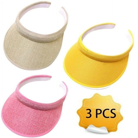 YUEYAN Sun Visors for Women Golf Visor Women Sports Sun Visor Hat Cloth Covered Slip on Visor Cotton Visor Cap Tennis Visor for Men