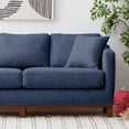 thumbnail image 5 of Mayview Barrett 85" Upholstered Wood Base Sofa, Navy, 5 of 12