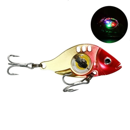 Fishing Lures Kit LED Light Fish Bait Lure Fish Attract Light for Saltwater