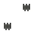 thumbnail image 1 of Toystoory 10 Pieces Mosaic Wall Sticker Household Bathroom Tile Ornament Scene Kitchen Self-adhesive Decorations Tiles Sticker 3D Layout Negro 10*10*20 piezas 2Conjunto, 1 of 6