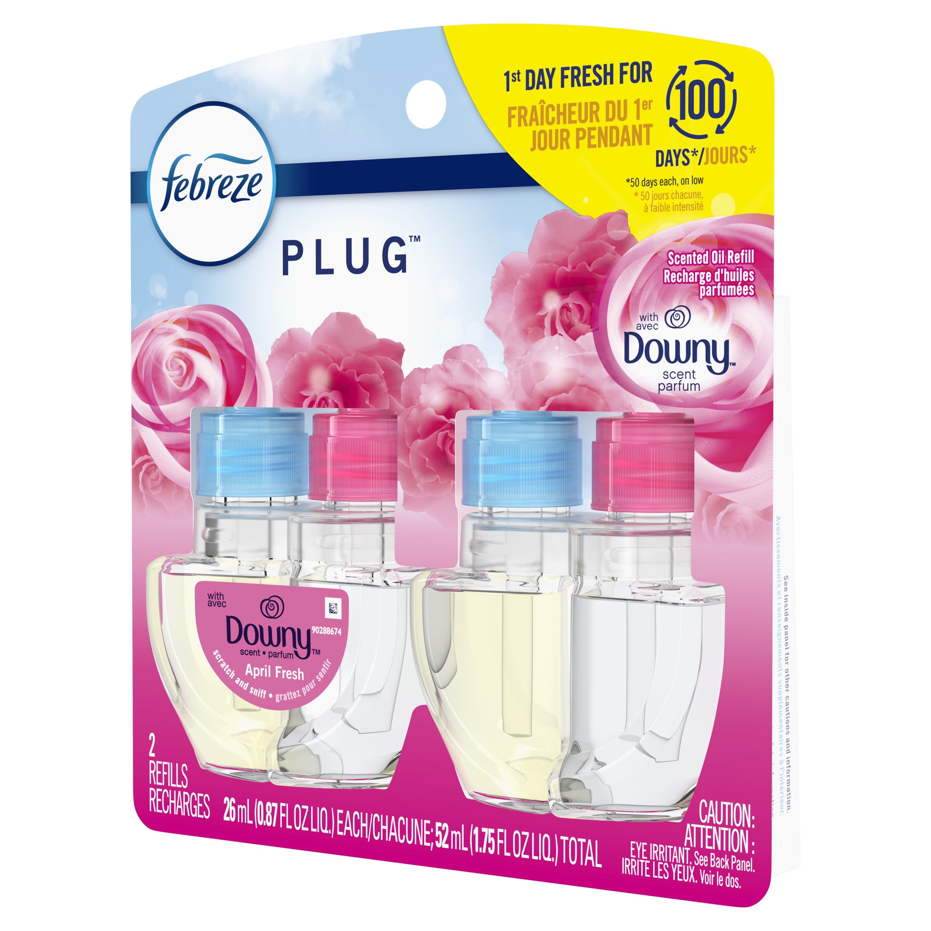 Febreze Wax Melts Air Freshener with Downy Scent April Fresh 6Ct