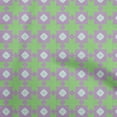 thumbnail image 1 of oneOone Polyester Spandex Green Fabric Geometric Tile Diamond With Cross Quilting Supplies Print Sewing Fabric By The Yard 56 Inch Wide, 1 of 4