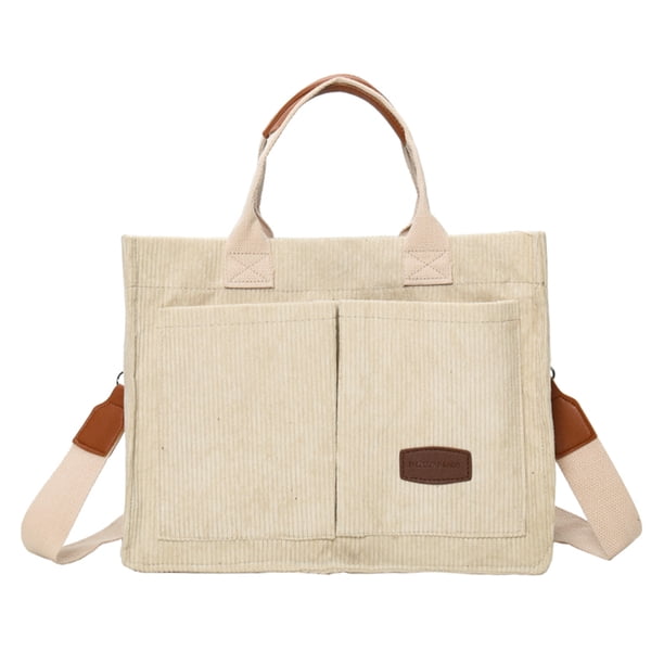 Bolso Mano Pana Bolso Hombro Casual Bolso Hobo Mujer Gran Capacidad (Caqui)