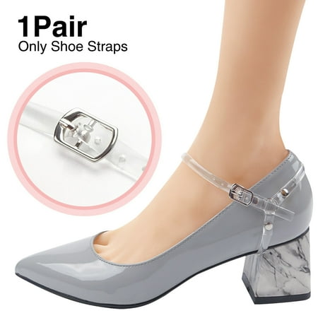 

1pair Durable For Heels Ankle Women Shoe Straps With Buckle Skid